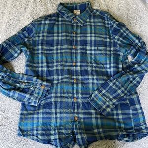J Crew Slim Fit Plaid Flannel - Large